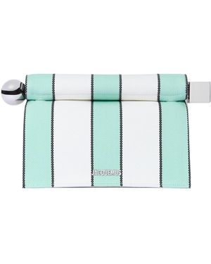 Jacquemus The Rond Carré Clutch - Blue