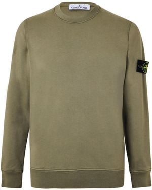 Stone Island Stone Hw Fleece Swt Sn64 - Green