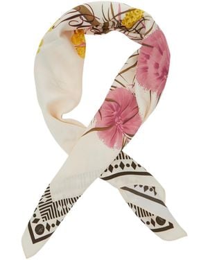 Blumarine Floral Print Scarf - Multicolour