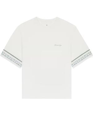 Givenchy Floral Printed Crewneck T-Shirt - White