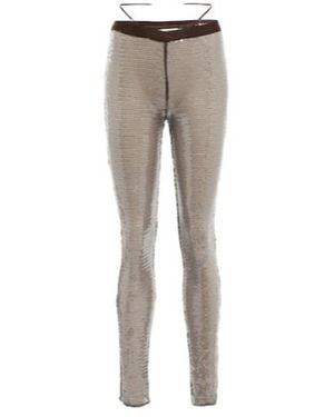 Nensi Dojaka Sequined Leggings - Gray