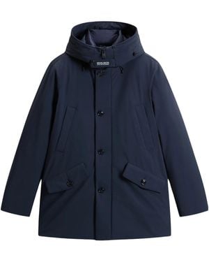 Woolrich Hooded Parka - Blue