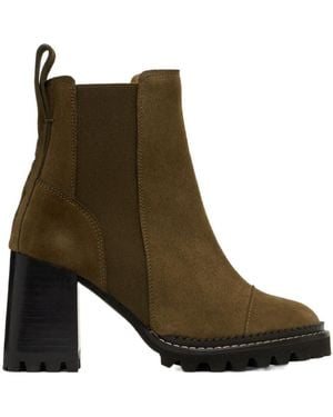 [SEE BY CHLOE] マロリー スエード アンクル ブーツ SEE BY CHLOE] マロリー スエード アンクル ブーツ 楽天市場