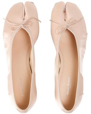 Maison Margiela Tabi Ballet Court Heel Pumps - White