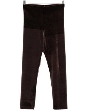 ANDAMANE Form-Fitting Casual Pants - Black