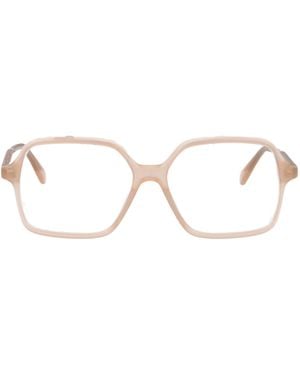 Celine Logo Plain Glasses - Natural