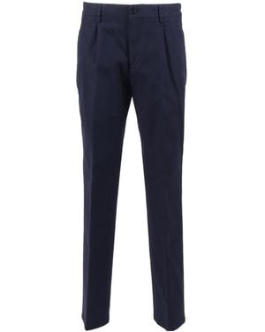 Aspesi Straight-Leg Tailored Pants - Blue