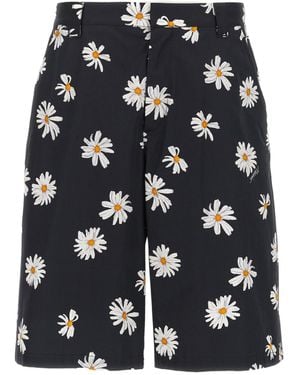Moschino Floral Printed Knee-Length Shorts - Blue