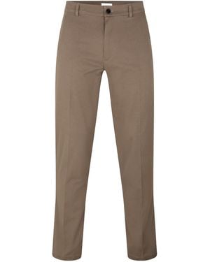 Burberry Slim-Fit Casual Pants - Gray