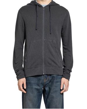 James Perse Zip-Up Hoodie - Grey