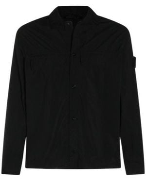 Stone Island Long Sleeve Shirt - Black