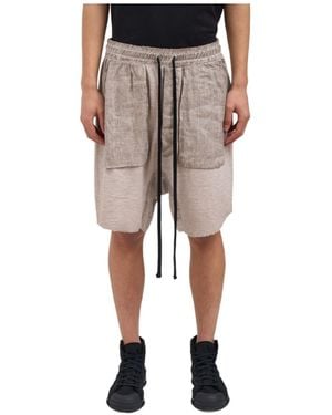 Thom Krom Drawstring Shorts - Grey
