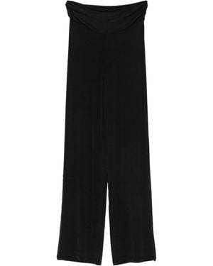 AYA MUSE Ruched Trousers - Black