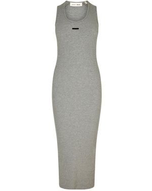 Fear Of God Sleeveless Ribbed Dress - Grey