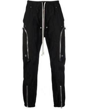 Rick Owens Trousers Cotton, Elastane - Black
