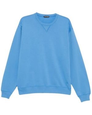 Tom Ford Long-Sleeved Sweatshirt - Blue