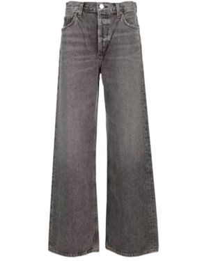 Agolde Low Slung Baggy Jeans - Grey