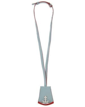 Vivienne Westwood Bray Keyring Lanyard - White