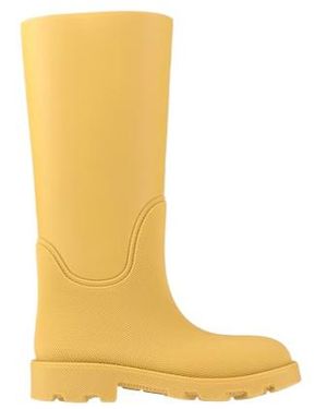 Burberry Tall Rain Boots - Yellow