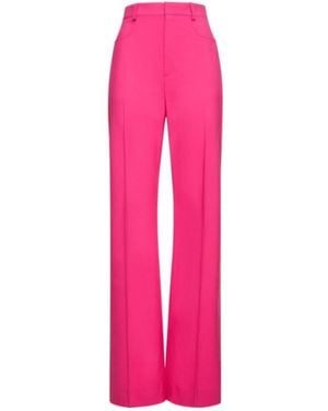 Jacquemus Le Pantalon Sauge Stretch Wool Trousers - Pink