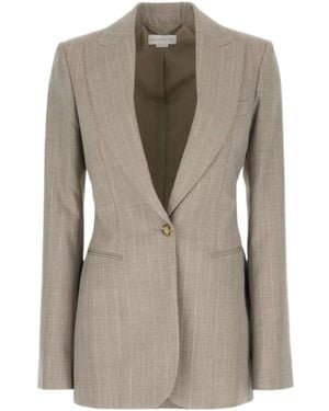 Stella McCartney Striped-Pattern Blazer - Grey