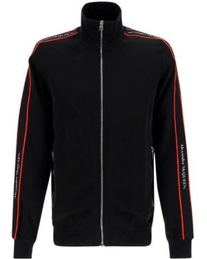 McQueen Logo Tape Jacket - Black