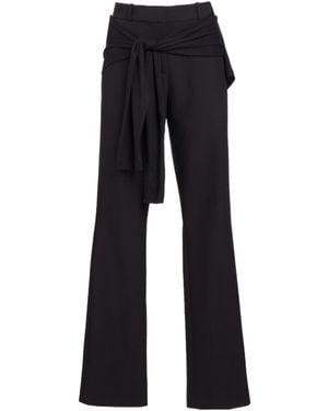 Coperni Tie-Waist Pants - Black