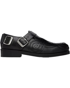 STEFAN COOKE Braided Biker Derby Shoes - Black