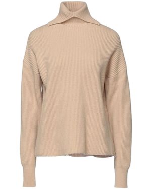 Sportmax Turtleneck Jumper - Natural