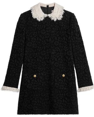 Celine Trapeze Mini Dress - Black