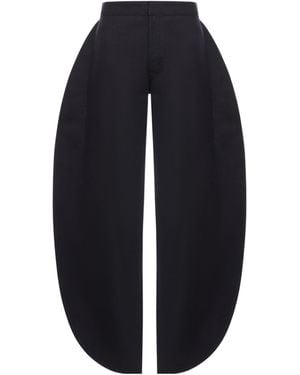 Alaïa Petal Cotton Pants - Blue
