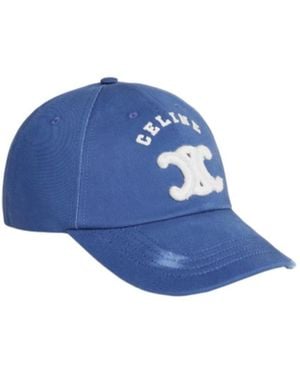 Celine Triomphe Cap - Blue