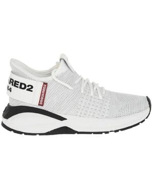 DSquared² Dash Low-Top Sneakers - White