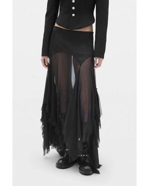 Ann Demeulemeester Lace Skirt - Black
