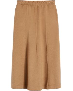 Weekend by Maxmara Circeo Pleated Skirt - Brown