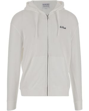 Mc2 Saint Barth Cotton Zip-Up Hoodie - Gray