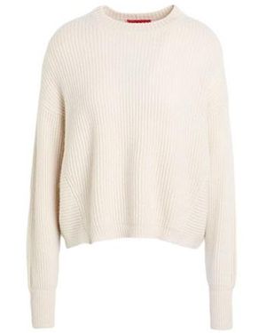 MAX&Co. Plain Color Sweaters - White