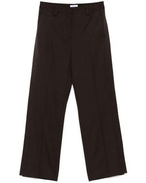 Off-White c/o Virgil Abloh Pleat Detailed Wide Leg Trousers - Black