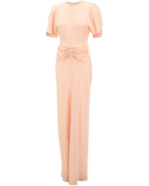 Victoria Beckham Isabella Pleated Maxi Dress - Multicolour