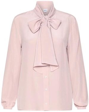 Marella Long-Sleeve Button-Up Shirt - Pink