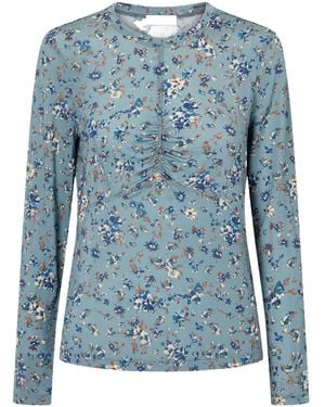 Ulla Johnson Floral Print Top - Blue