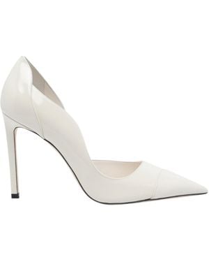 Jimmy Choo Brigitte Pointed-Toe Court Shoes - White
