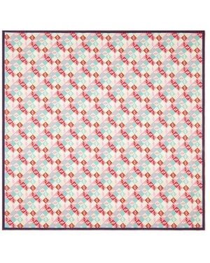 Fendi Geometric Ff Print Scarf - Pink
