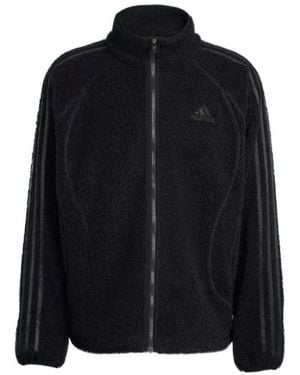 adidas Originals Borg Fleece Teamgeist Track Jacket - Black