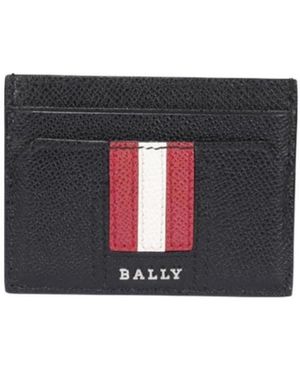 Bally Thar Striped Cardholder - Black
