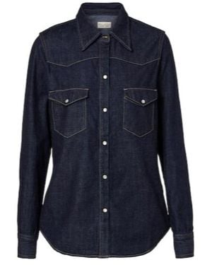 Nili Lotan Travis Denim Shirt - Blue