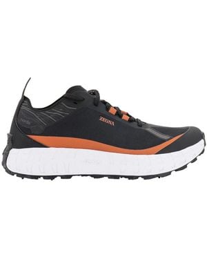 ZEGNA X Norda Co-Signed Low-Top Trainers - Blue