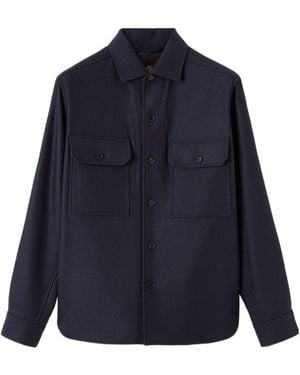 Loro Piana Ambrose The Gift Of Kings Overshirt - Blue
