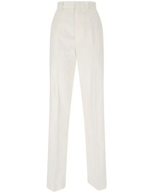 MM6 by Maison Martin Margiela Straight Pants - White