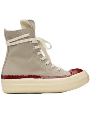 Rick Owens Concordians Sneaks High-Top Casual Sneakers - Natural